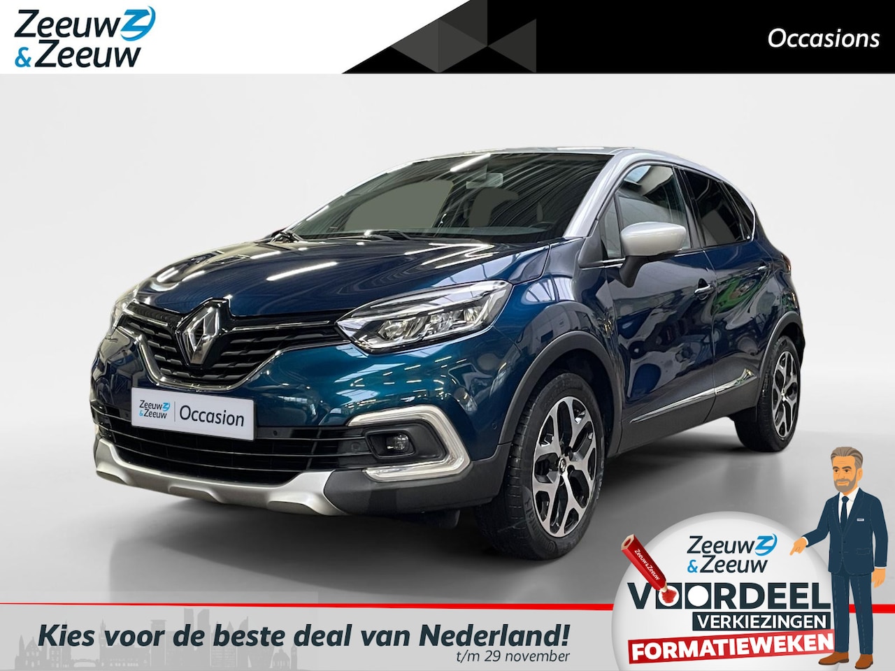 Renault Captur - 0.9 TCe Intens | Two Tone | Trekhaak | Navigatie - AutoWereld.nl