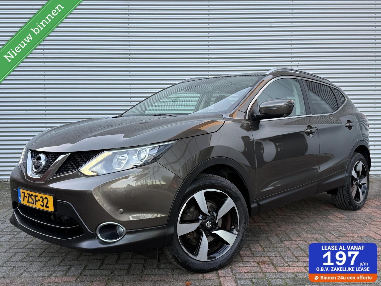 Nissan Qashqai - 1.2 Tekna Airco Cruise 360 Camera Pano Pdc 15 Uniek 75864 KM Gereden NL Auto Perfecte Staa - AutoWereld.nl