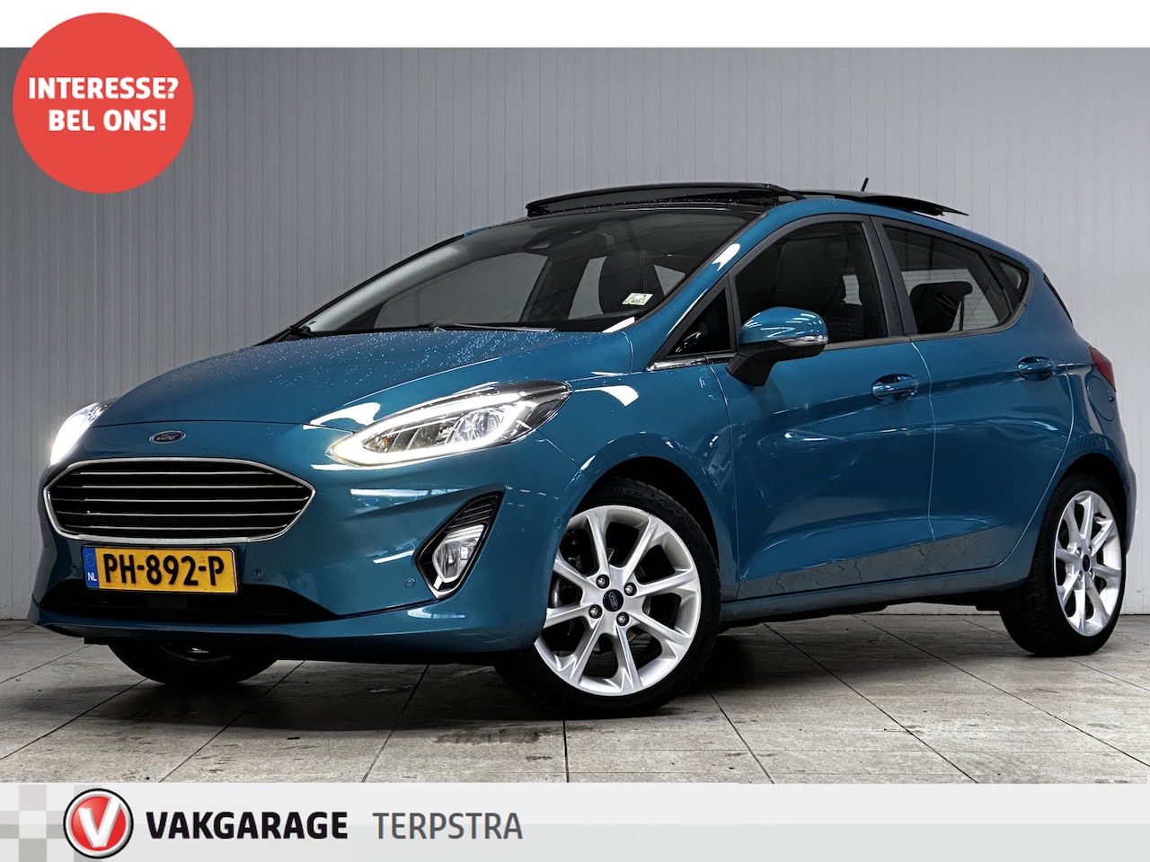 Ford Fiesta - 1.0 EcoBoost Titanium/ DEALER ONDERHOUDEN!/ B&O/ Camera/ 17'' LMV/ Keyless/ Lane-Assist./ - AutoWereld.nl