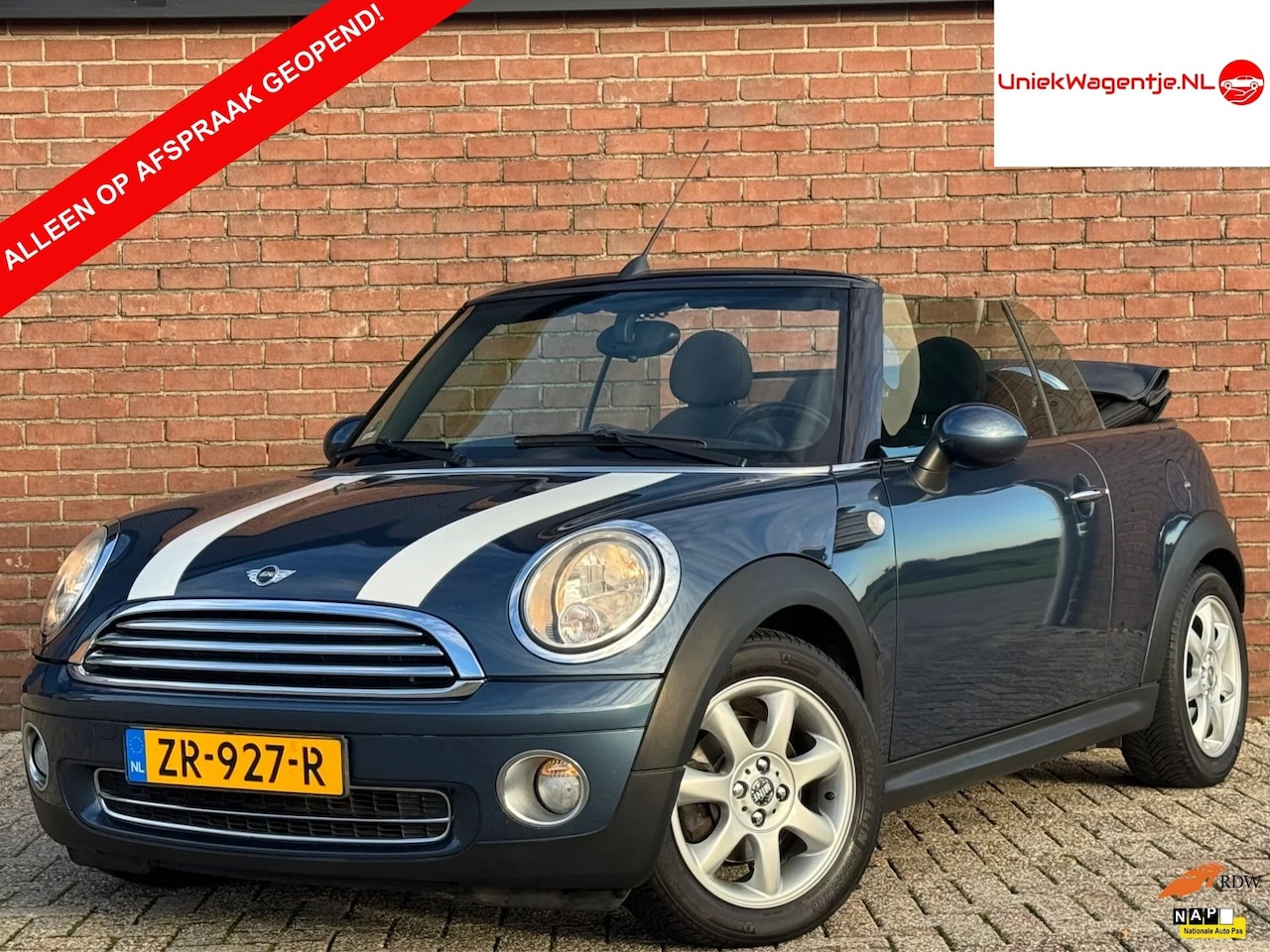 MINI Cabrio - Mini 1.6 COOPER | AIRCO! | PERFECT ONDERHOUDEN! - AutoWereld.nl