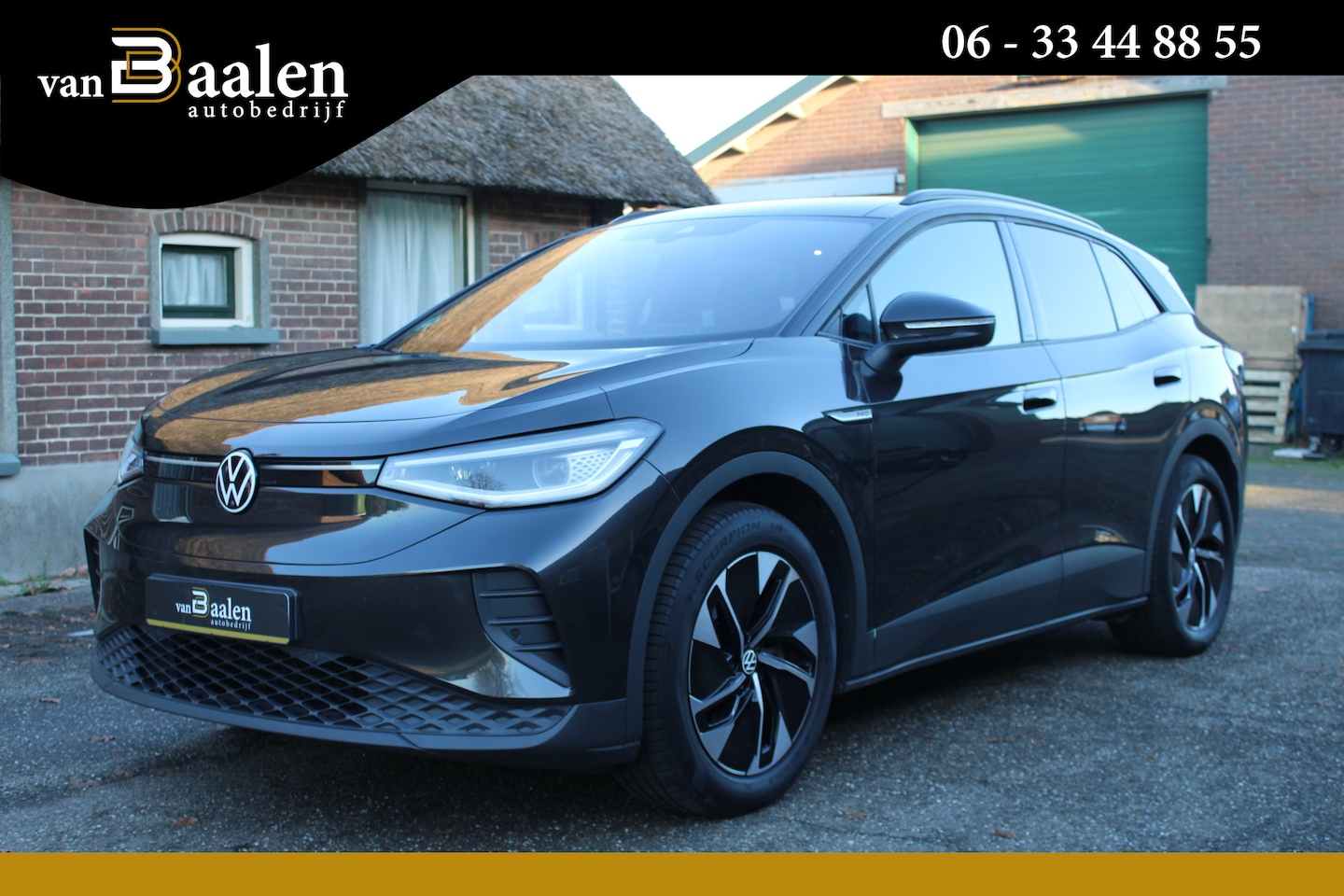 Volkswagen ID.4 - Tech 77 kWh SOh 91% PANO CAMERA MASSAGE 126000KM!!! - AutoWereld.nl