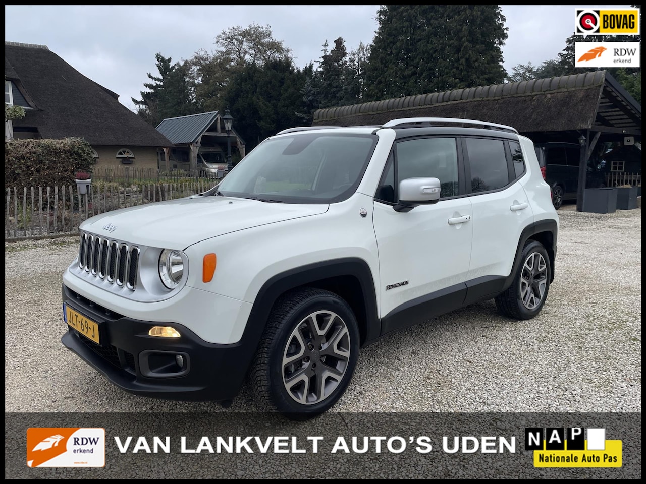 Jeep Renegade - 1.4 140pk Limited Leder, stoelverw, Keyless - AutoWereld.nl