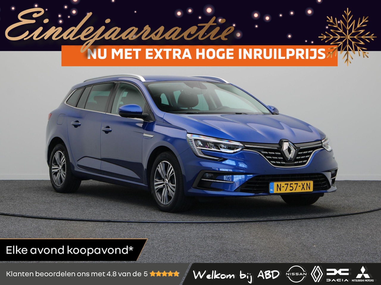 Renault Mégane Estate - TCe 140pk EDC/Autom. Intens | Navigatie | Climate control | Parkeersensoren voor en achter - AutoWereld.nl