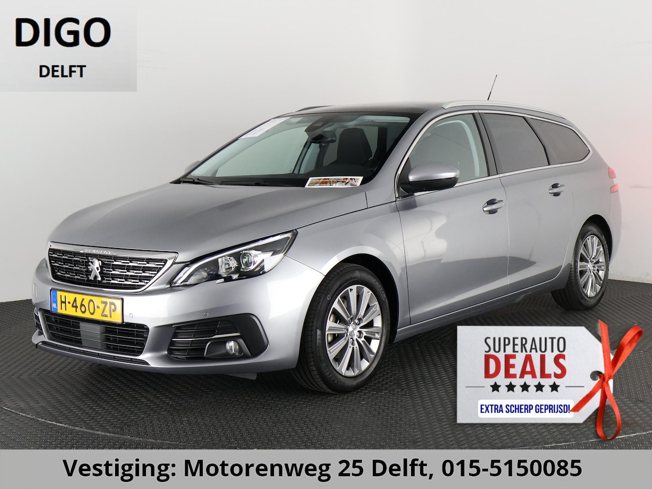 Peugeot 308 SW - 1.2 PREMIUM 1e EIG.NL- PANODAK GARANTIE TOT 2030** 1e EIG. PARKEER SENSOREN.CAMERA ETC - AutoWereld.nl