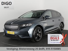 Skoda Enyaq iV - 80 (204PK) ACCU 93% BEREIK 537KM GARANTIE 4-2031 BLACKLINE. NAVIGATIE . STUURWIEL VERWARMD