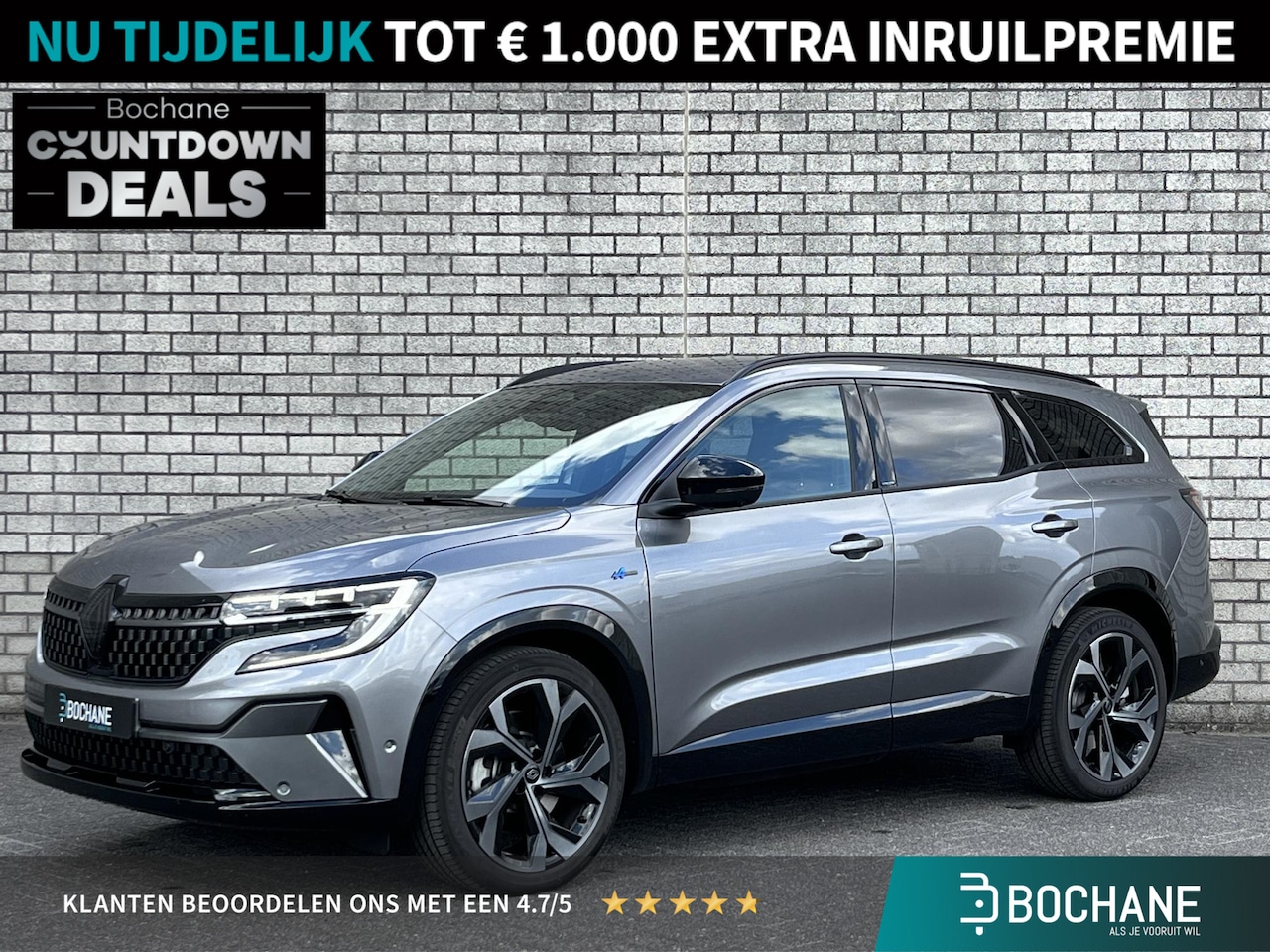 Renault Espace - E-Tech full hybrid 200 Esprit Alpine 5p. | 360° Camera | El. achterklep | Vierwielbesturin - AutoWereld.nl