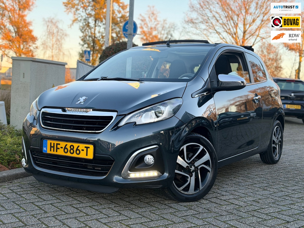 Peugeot 108 - 1.2 VTi Allure cabriolet airco - AutoWereld.nl
