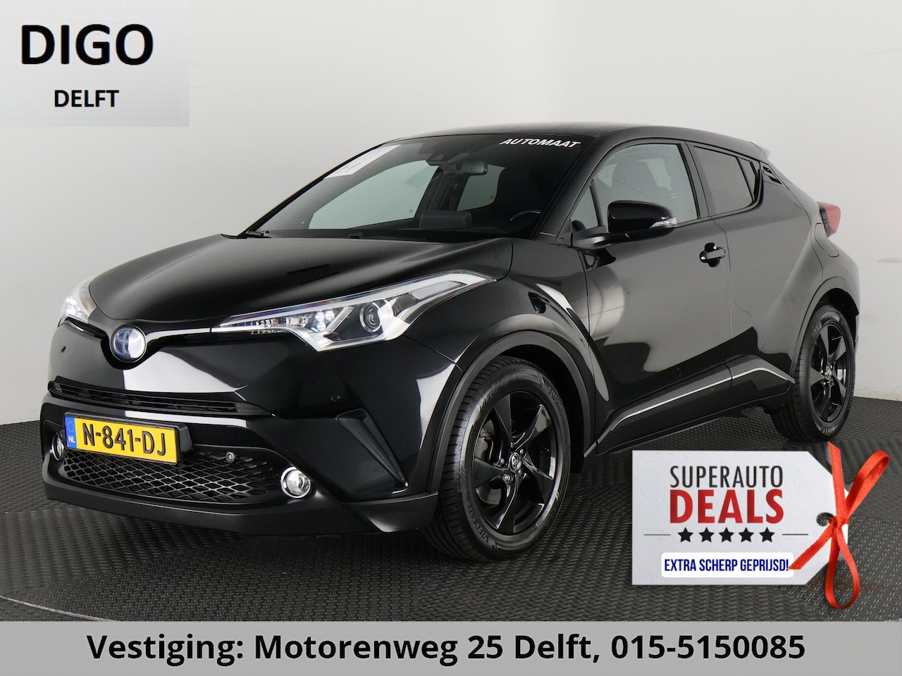 Toyota C-HR - 1.8 Hybrid Dynamic Navi. GARANTIE TOT 08-2028! . AFNEEMBARE TREKHAAK. ADAPTIEVE CRUISE CON - AutoWereld.nl