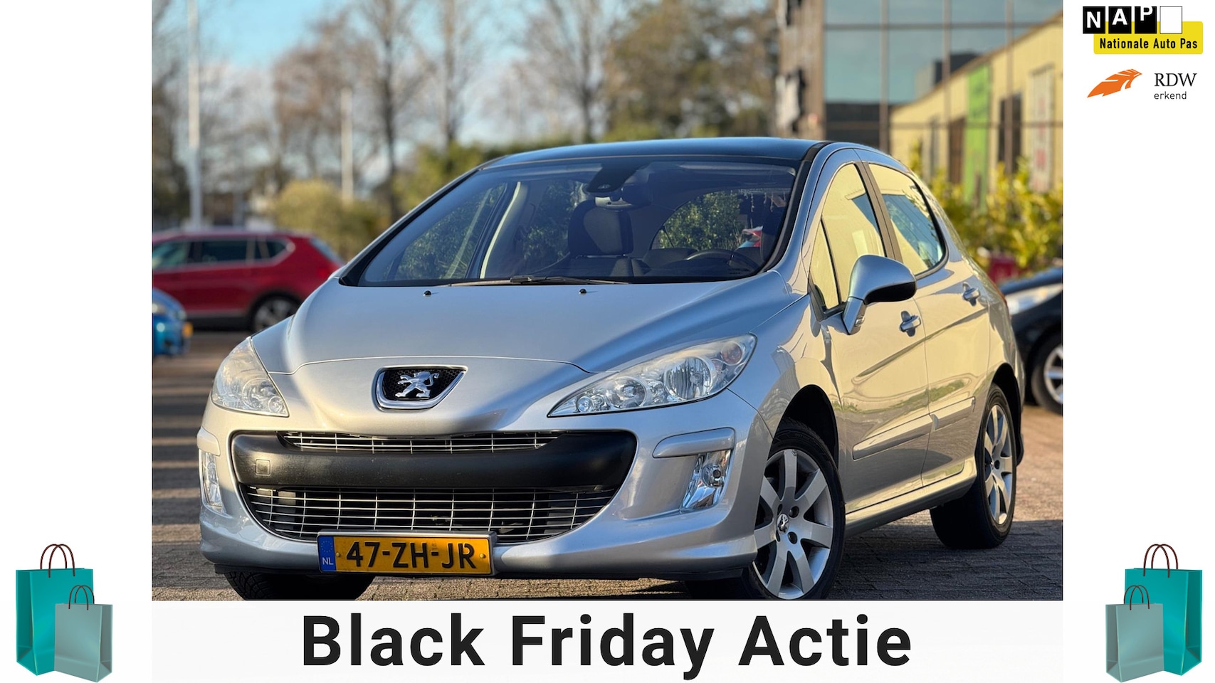 Peugeot 308 - 1.6 VTi XS | Climate control | Panoramadak | APK 18-07-2026 | Parkeersenoren | Trekhaak | - AutoWereld.nl
