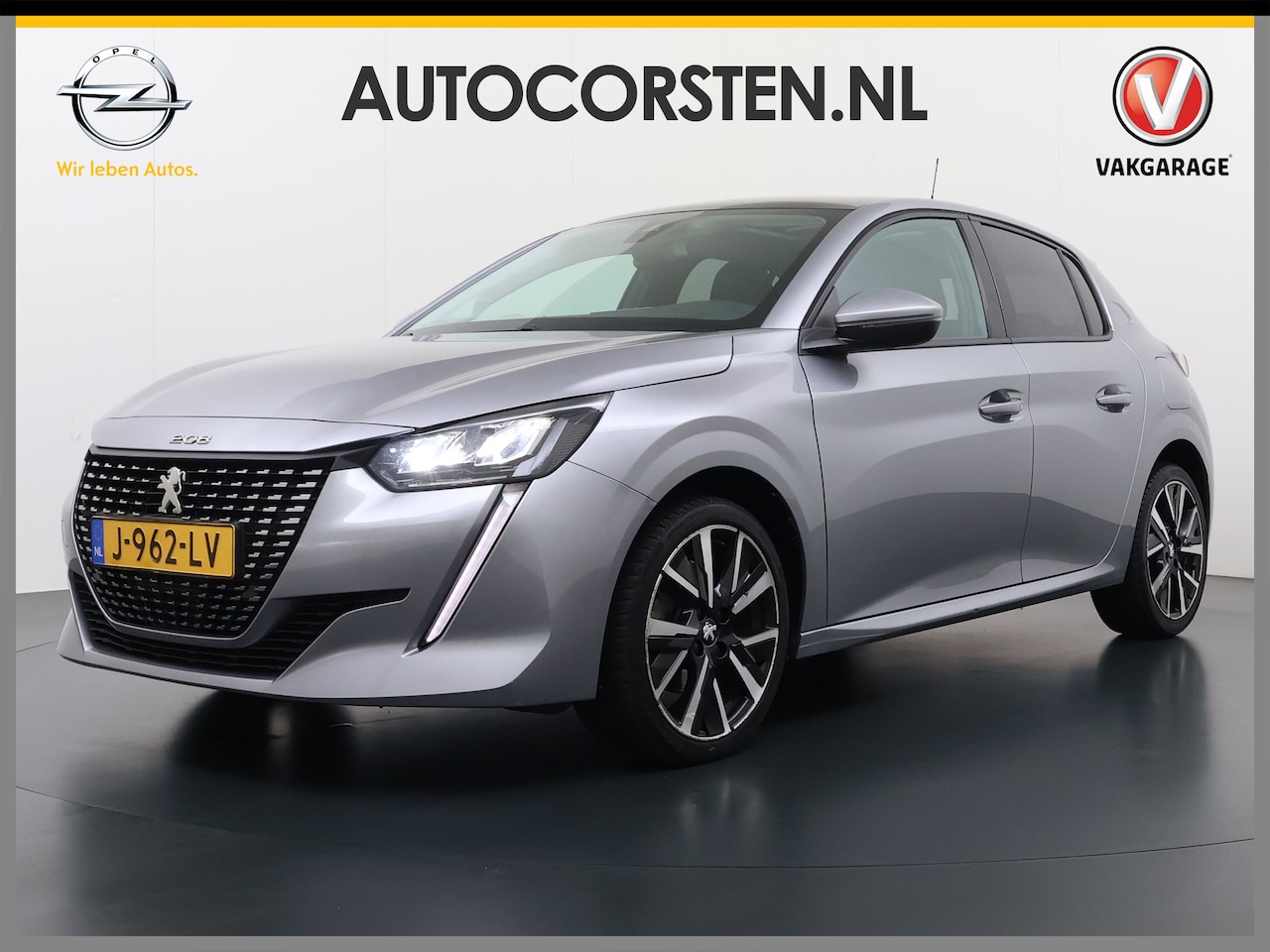 Peugeot 208 - 1.2I 101PK 5Drs Panoramadak Navi Ecc Apple Carplay Android Auto Cruise Control Pdc Allure - AutoWereld.nl