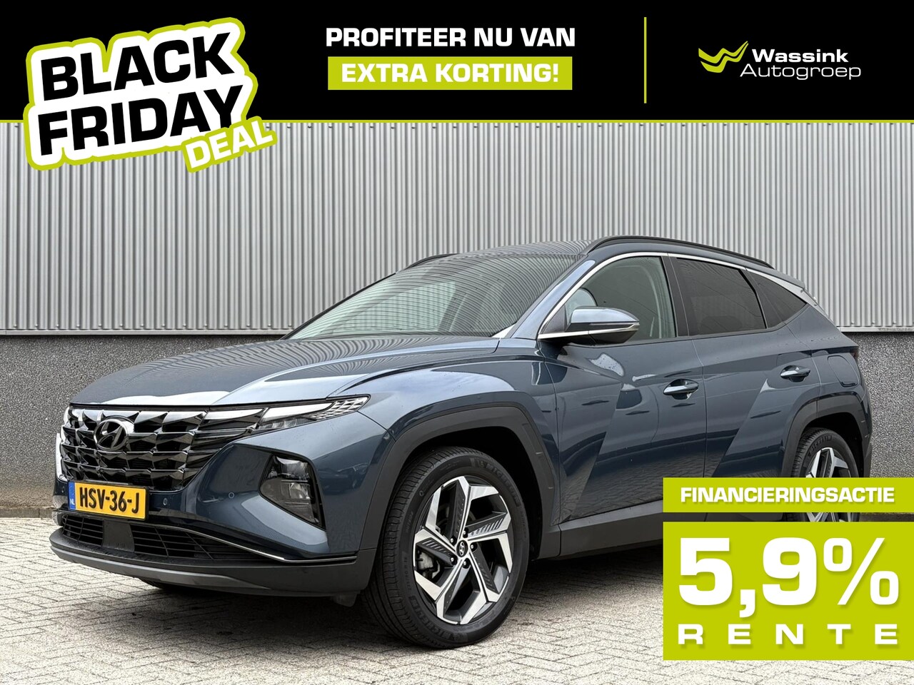 Hyundai Tucson - |Black Friday Deal!| 1.6 T-GDi PHEV 265pk AWD Comfort Smart | Adaptive Cruise Control | Na - AutoWereld.nl