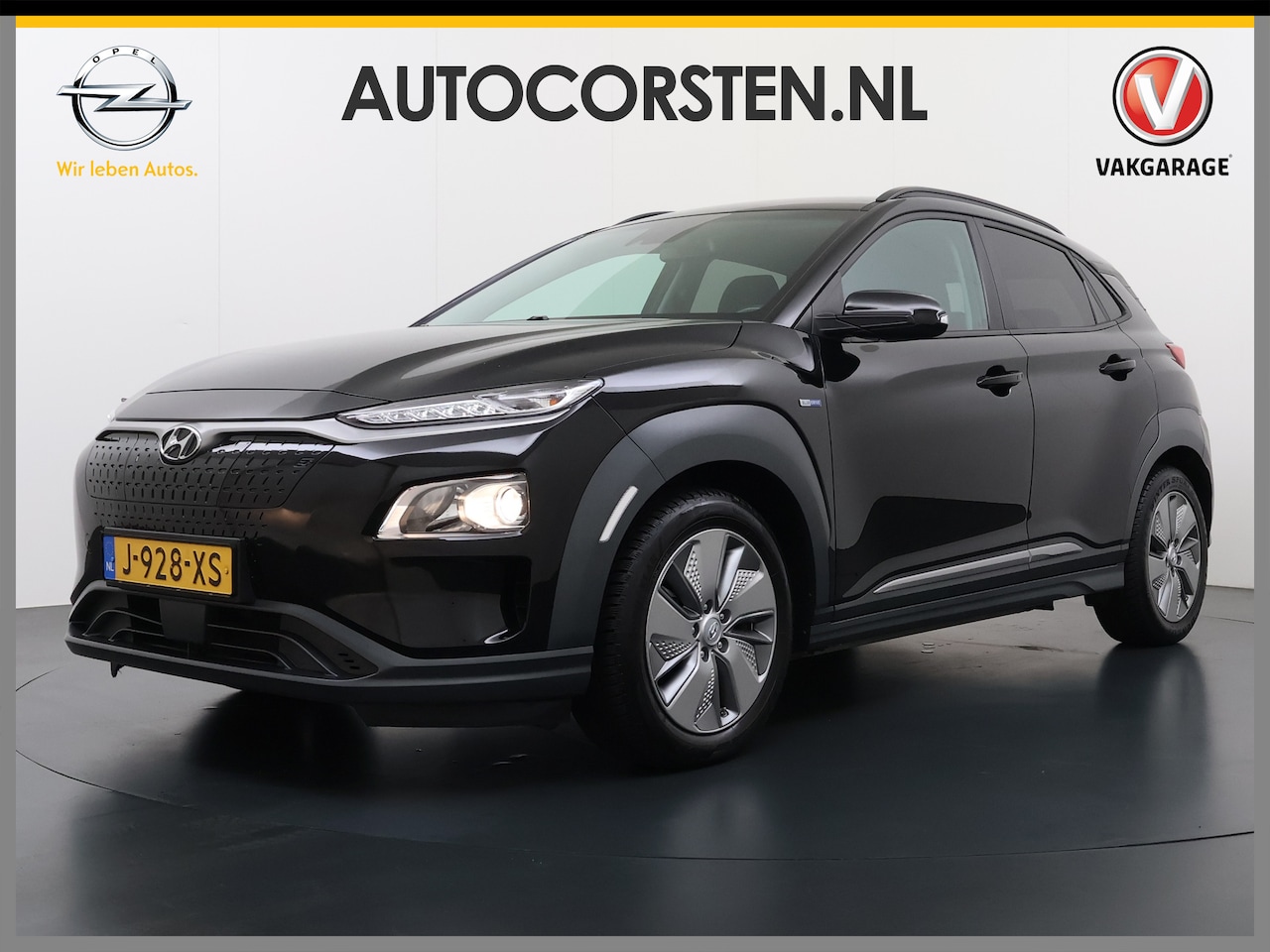Hyundai Kona Electric - EV Fashion 64kWh SOH 100% Warmtepomp Head Up Display Adap.Cruise Navi Ecc Camera Apple Car - AutoWereld.nl