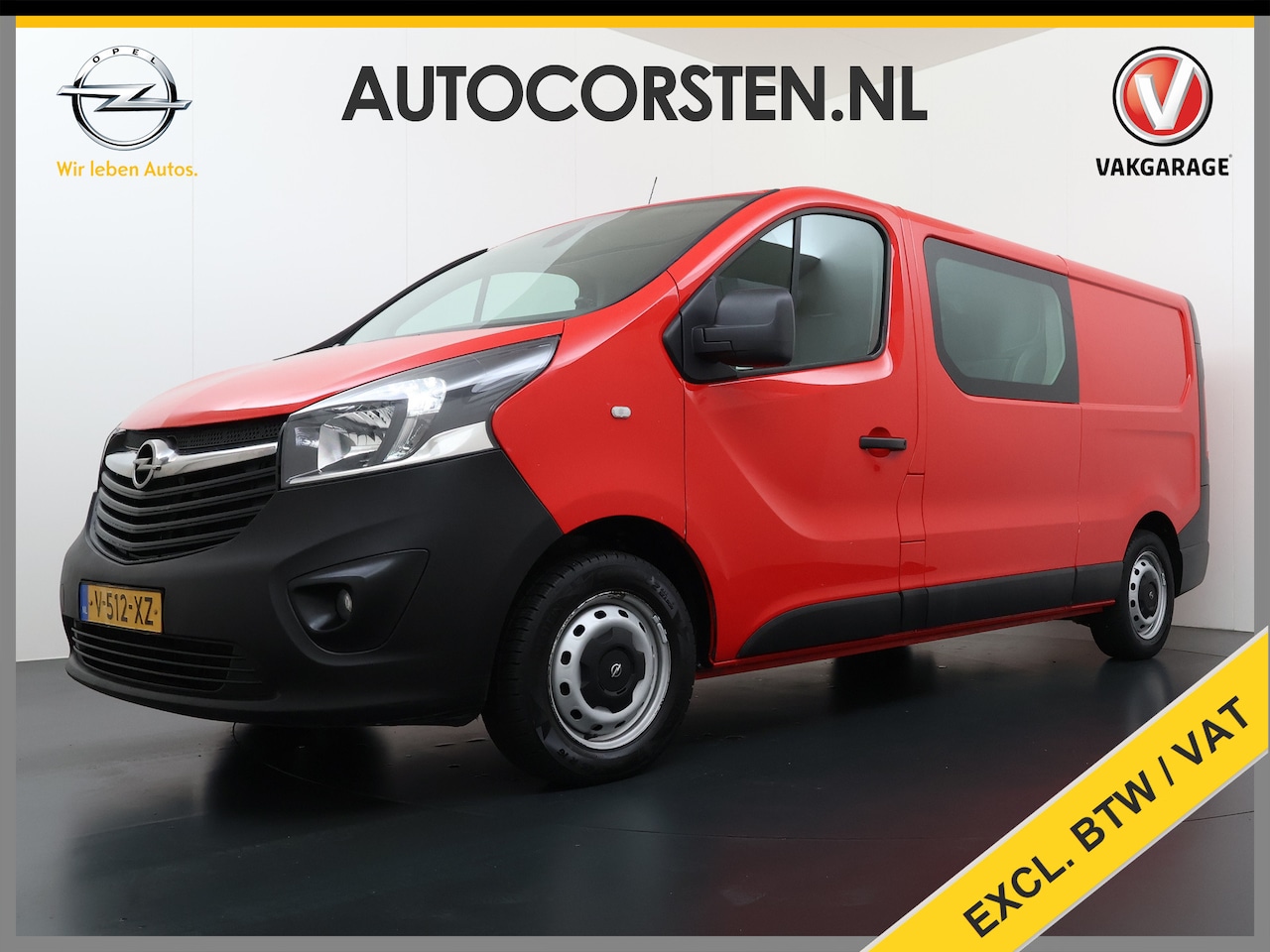 Opel Vivaro - 1.6CDTI 126PK L2H1 DC Dubbele Cabine 5-Persoons Navi Camera Airco Trekhaak Cruise Control - AutoWereld.nl