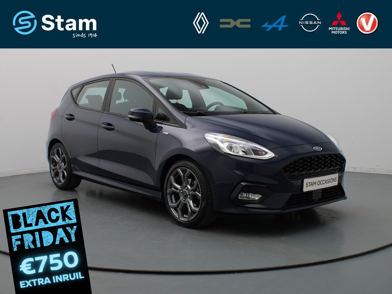 Ford Fiesta - 95pk EcoBoost ST-Line Cruise | Climate | Carplay | Parkeersens. achter | Trekhaak - AutoWereld.nl
