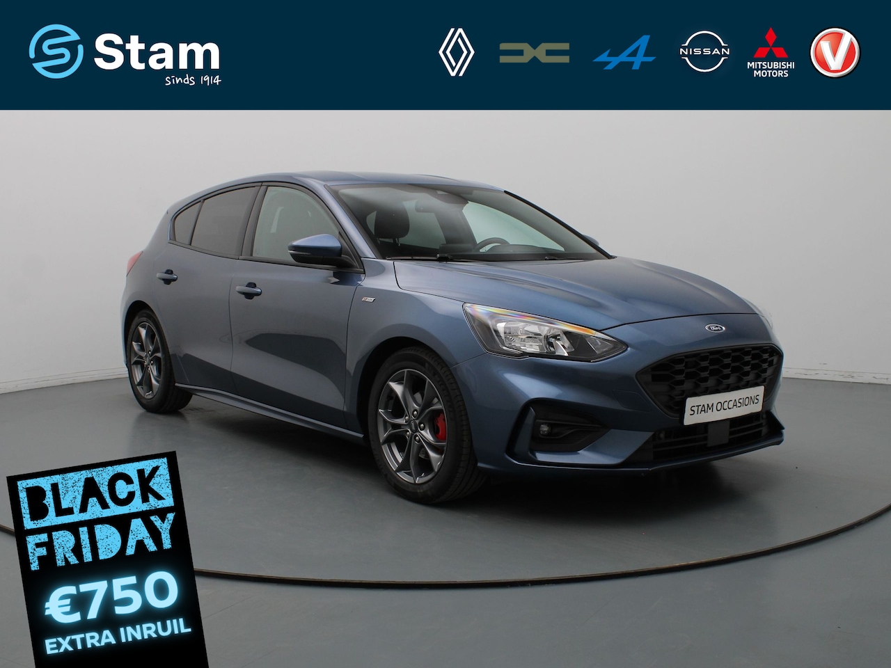 Ford Focus - 155pk EcoBoost Hybrid ST Line X Business Bang & Olufsen | Camera | Cruise | Parkeersens. v - AutoWereld.nl