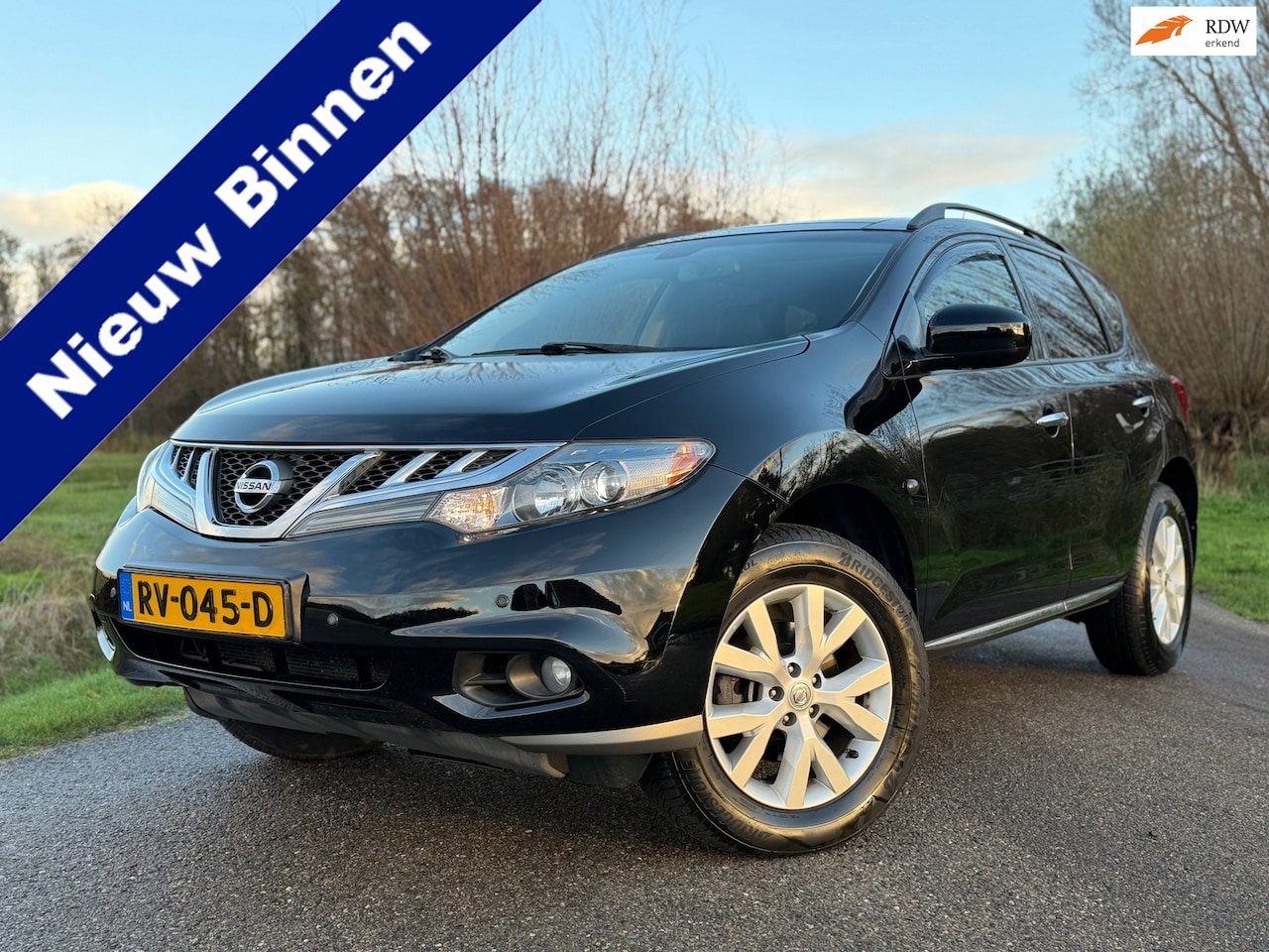 Nissan Murano - 3.5 V6 / Automaat / Leder / Stoelverwarming / Camera / Elektrische voorstoelen / Panorama - AutoWereld.nl