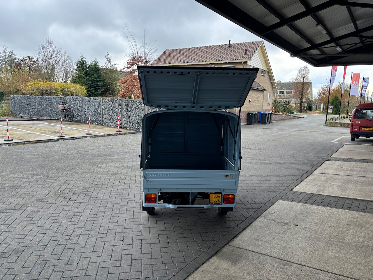 Piaggio Ape - Ape50 met zijkleppen