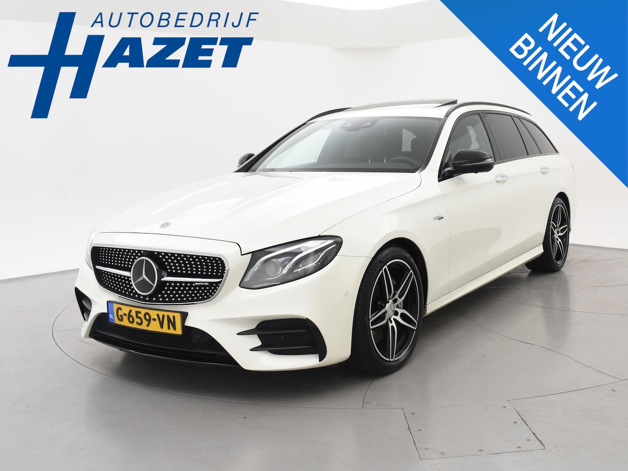 Mercedes-Benz E-klasse Estate - AMG 53 4MATIC 435 PK PREMIUM PLUS + BURMESTER | SCHUIFDAK | DISTRONIC | 360 CAMERA - AutoWereld.nl