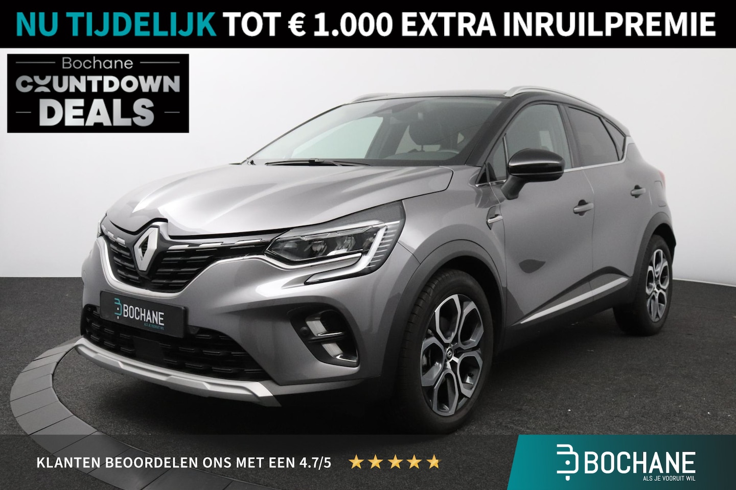 Renault Captur - 1.6 E-Tech plug-in hybrid 160 techno | Stuur/Stoel verwarming | Camera | Carplay/Android a - AutoWereld.nl