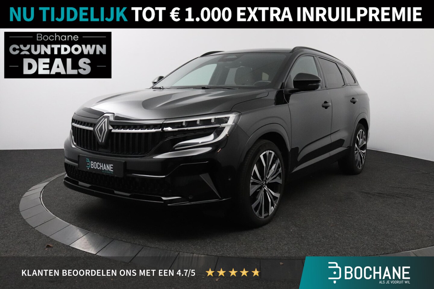 Renault Espace - E-Tech full hybrid 200 iconic 7P. | Trekhaak| Panoramadak | Leder | Harman/Kardon Audio | - AutoWereld.nl