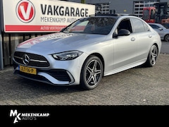 Mercedes-Benz C-klasse - 300 e AMG Line 18"/Leder/Panoramadak/360 camera/Dodehoek/Keyless/Stoelverwarming + memory