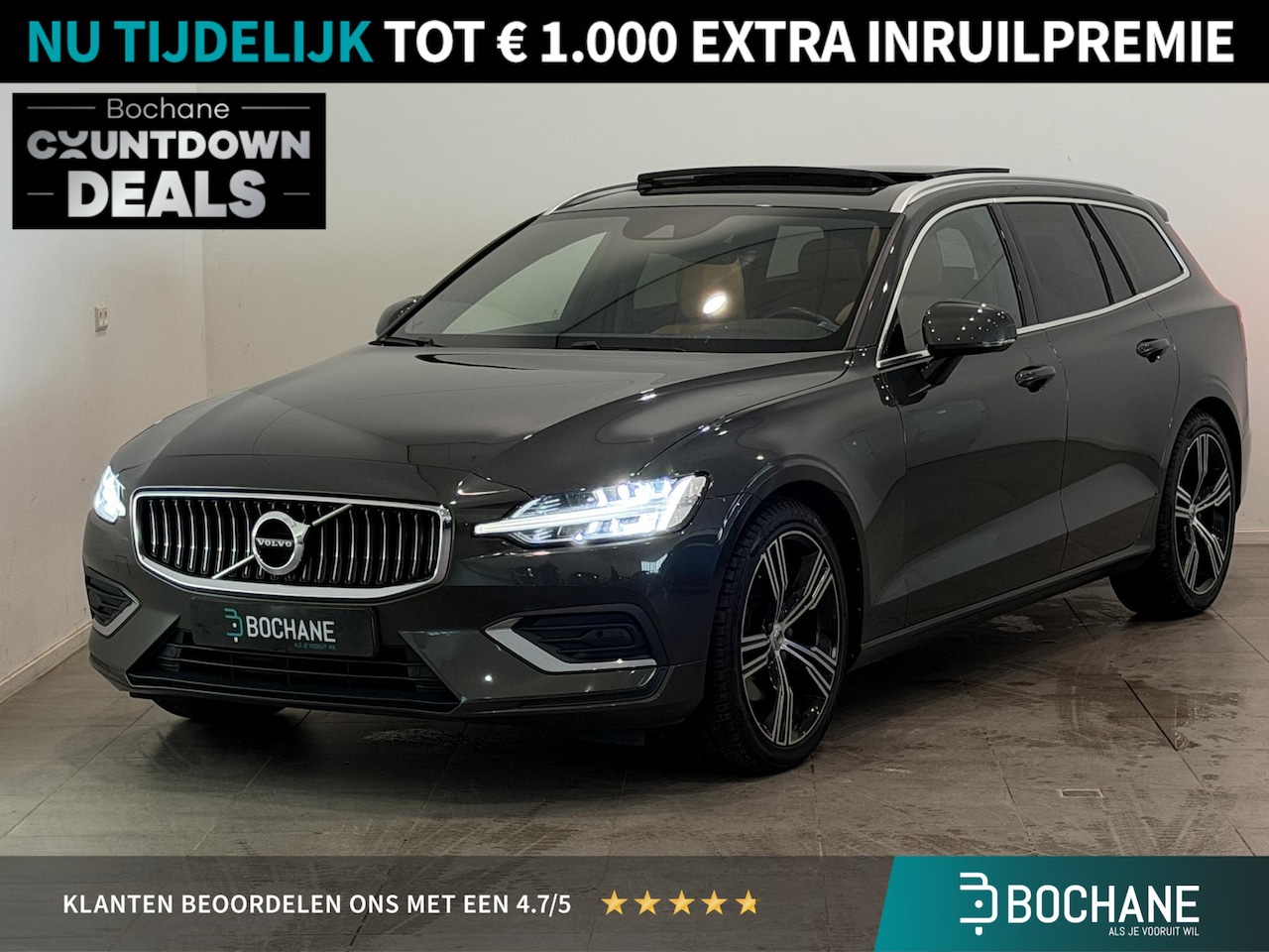 Volvo V60 - 2.0 T4 Inscription | Harman/Kardon | Park Assist Pack | Scandinavian Line | IntelliSafe S - AutoWereld.nl