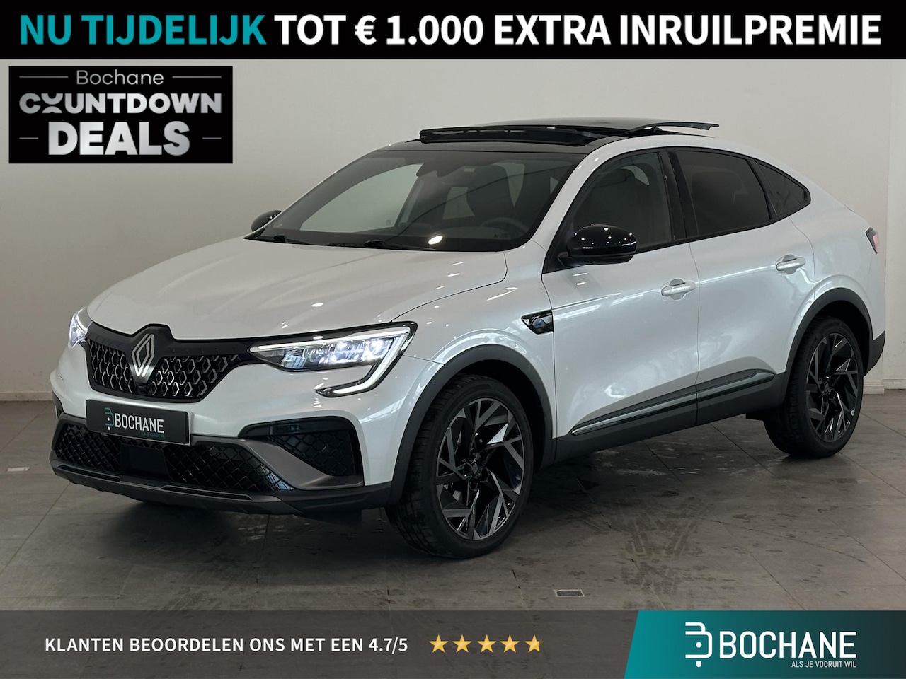 Renault Arkana - 1.6 E-Tech Full Hybrid 145 Esprit Alpine | Elektrisch bedienbaar glazen schuif- en kanteld - AutoWereld.nl