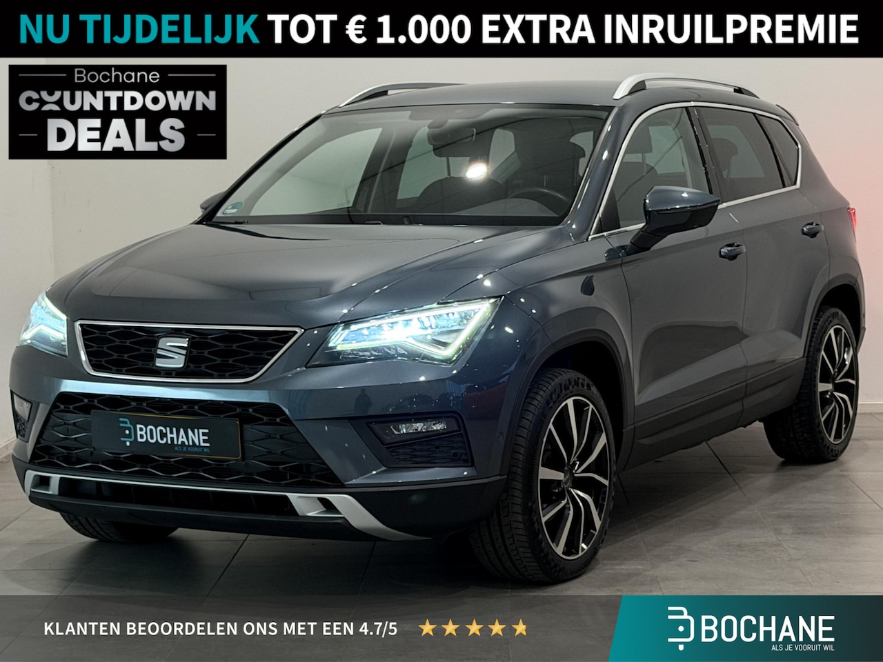 SEAT Ateca - 1.0 EcoTSI Style Business Intense | LED | Navigatie | Climate Control | Cruise Control | A - AutoWereld.nl