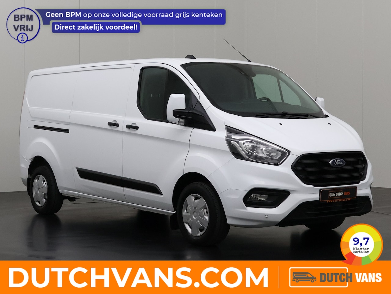Ford Transit - 2.0TDCi 130PK Lang | Airco | Cuise | 3-Persoons | Betimmering - AutoWereld.nl