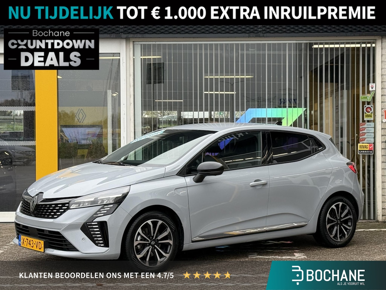 Renault Clio - 1.6 E-Tech Full Hybrid 145 techno | NAP | 360 graden camera | Pack Navigatie | DAB | Clima - AutoWereld.nl