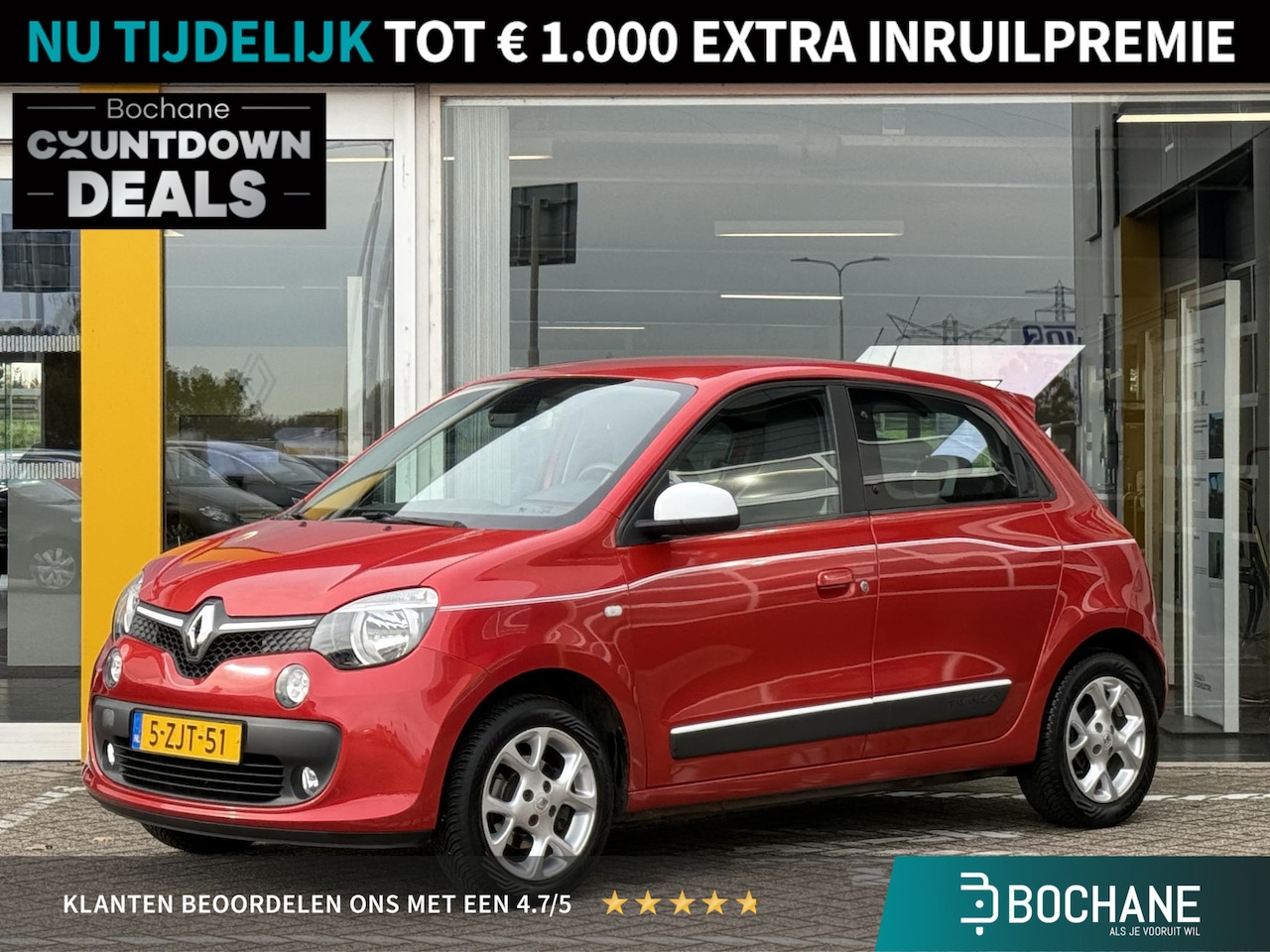 Renault Twingo - 1.0 SCe Dynamique | NAP | Cruise Control | Airco | Lichtmetaal | BT-Telefoonfunctie | - AutoWereld.nl