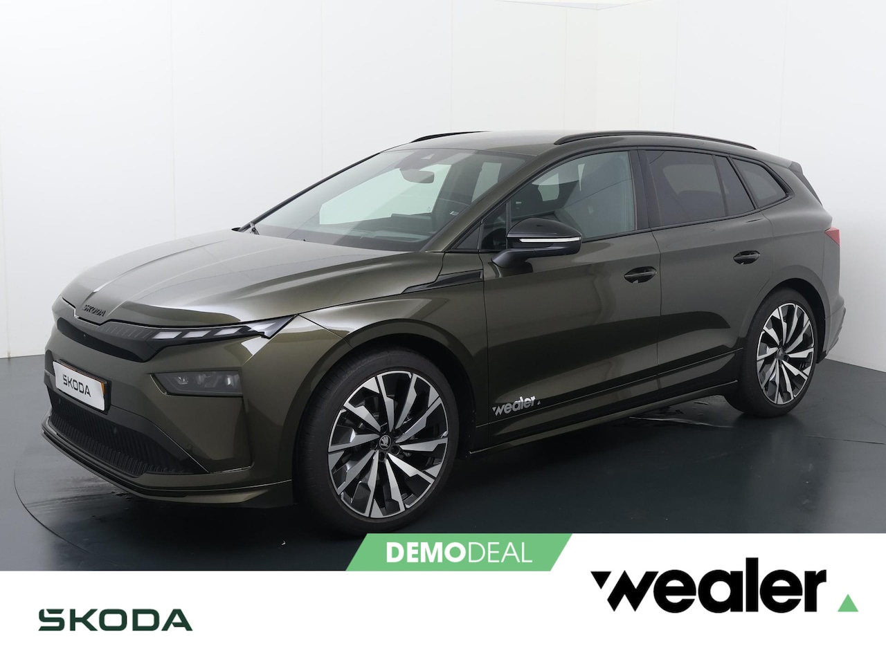 Skoda Enyaq iV - 60 Sportline 204 PK | 21" lichtmetalen velgen | Trekhaak | Head-Up Display | Light band  | - AutoWereld.nl