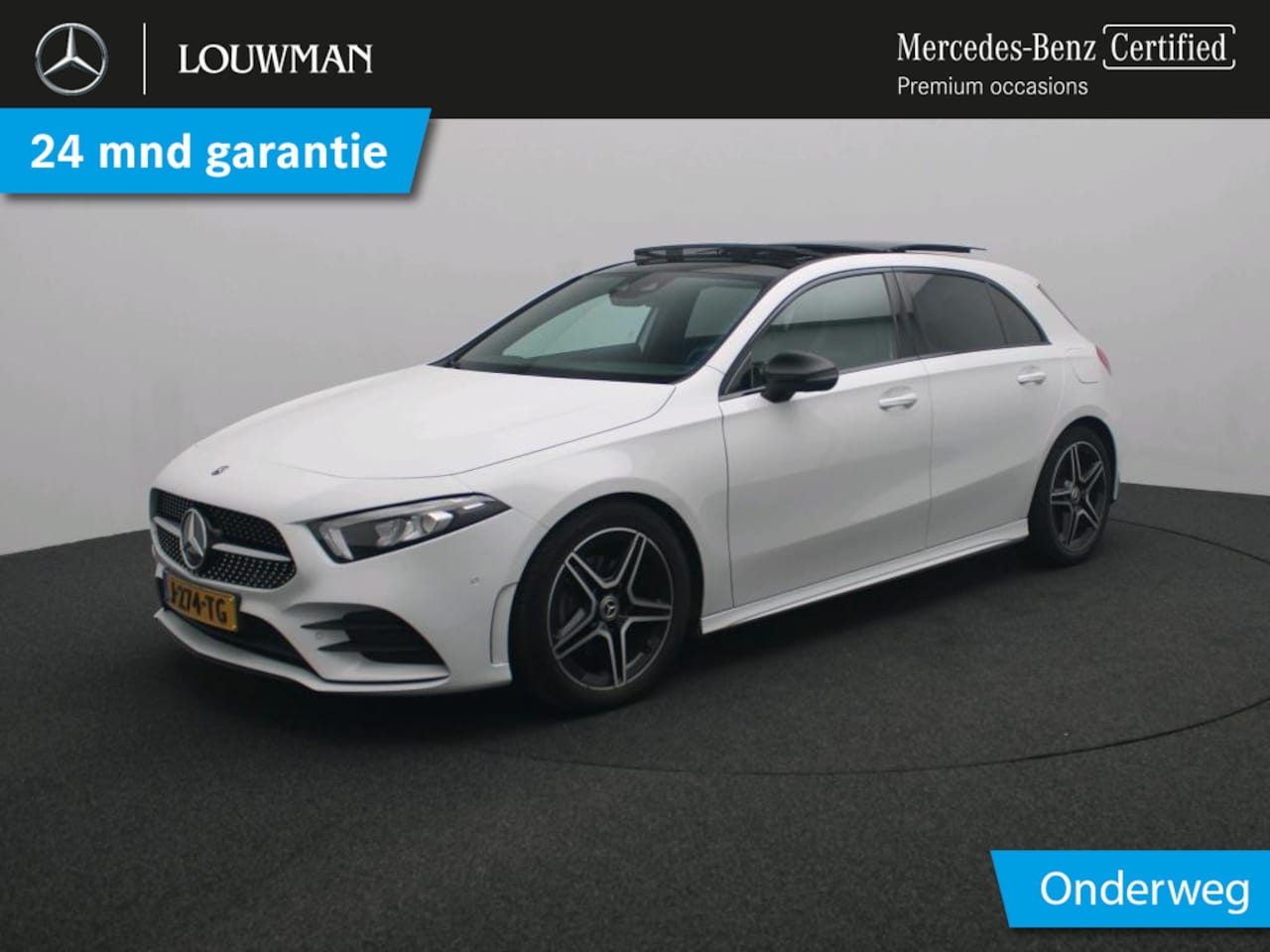 Mercedes-Benz A-klasse - 180 Business Solution AMG AMG Line | Night Pakket | Panorama Schuif-Kanteldak |Sfeerverlic - AutoWereld.nl