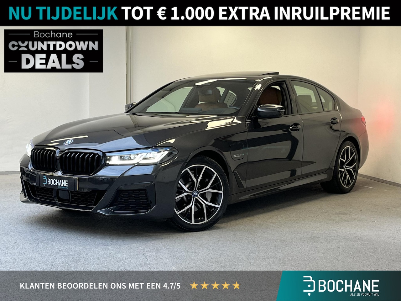 BMW 5-serie - 530e M-Sport | SCHUIFDAK | LASER | HEAD-UP | ACC | 97% SOH | - AutoWereld.nl