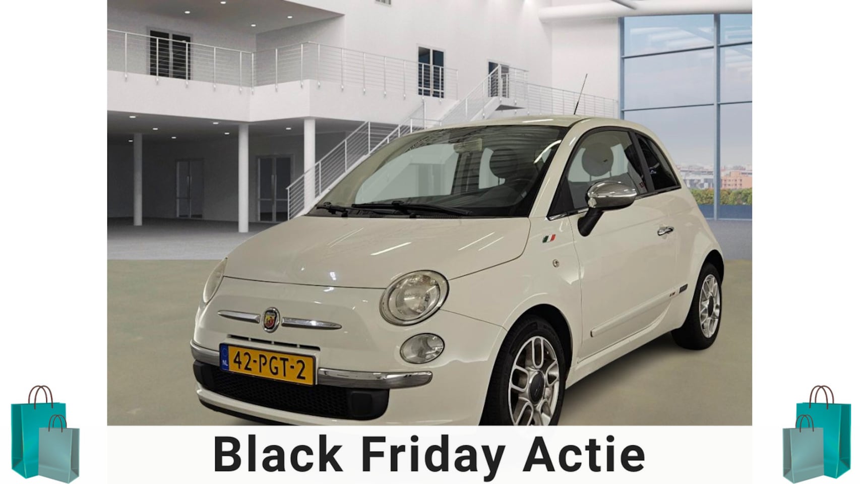 Fiat 500 - 0.9 TwinAir Sport/ VELGEN/ SCHERM - AutoWereld.nl