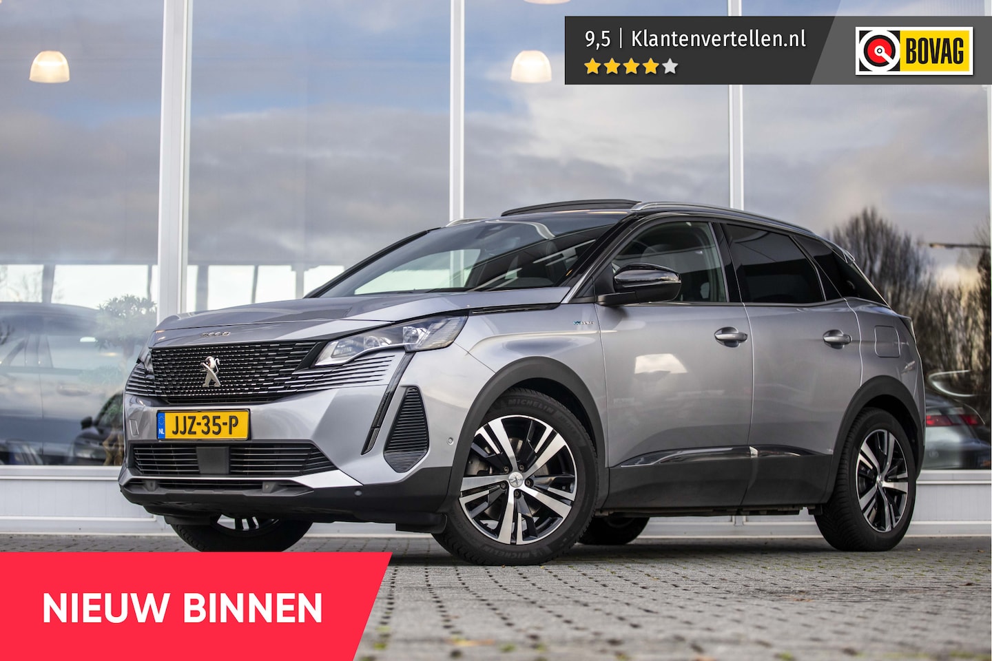 Peugeot 3008 - 1.6 HYbrid4 300 GT | Pano | Camera | ACC - AutoWereld.nl