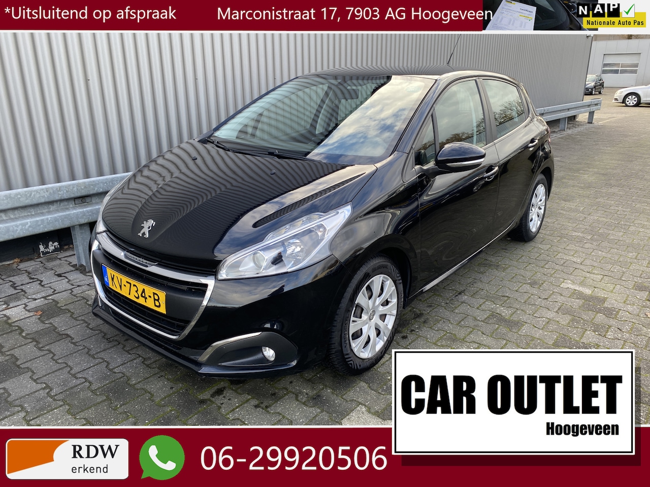 Peugeot 208 - 1.2 PureTech Blue Lion 165Dkm.NAP, 5-Drs, A/C, CC, Navi, Trekh, nw. APK – Inruil Mogelijk - AutoWereld.nl