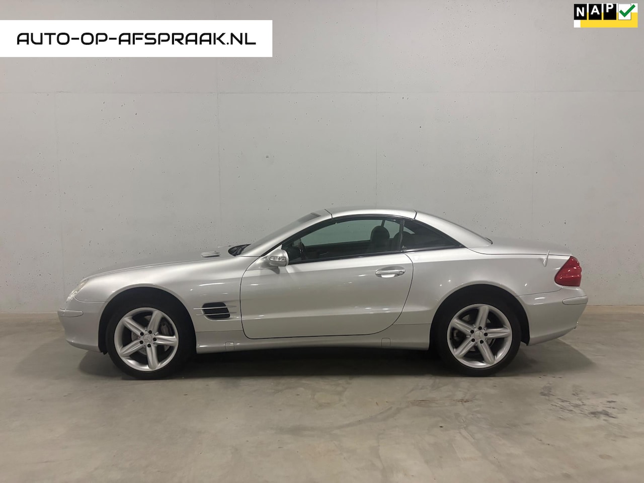 Mercedes-Benz SL-klasse Cabrio - 500 Origineel Nederlands NAP Leer - AutoWereld.nl