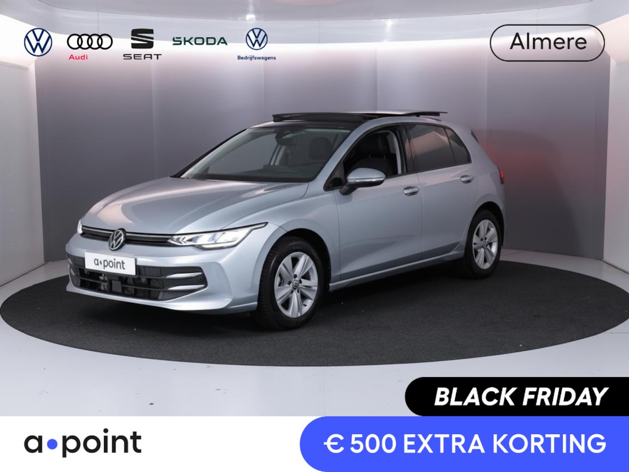 Volkswagen Golf - 1.5 eTSI Life Edition 150 PK DSG | Verlengde garantie | Panorama dak | Velours bekleding | - AutoWereld.nl