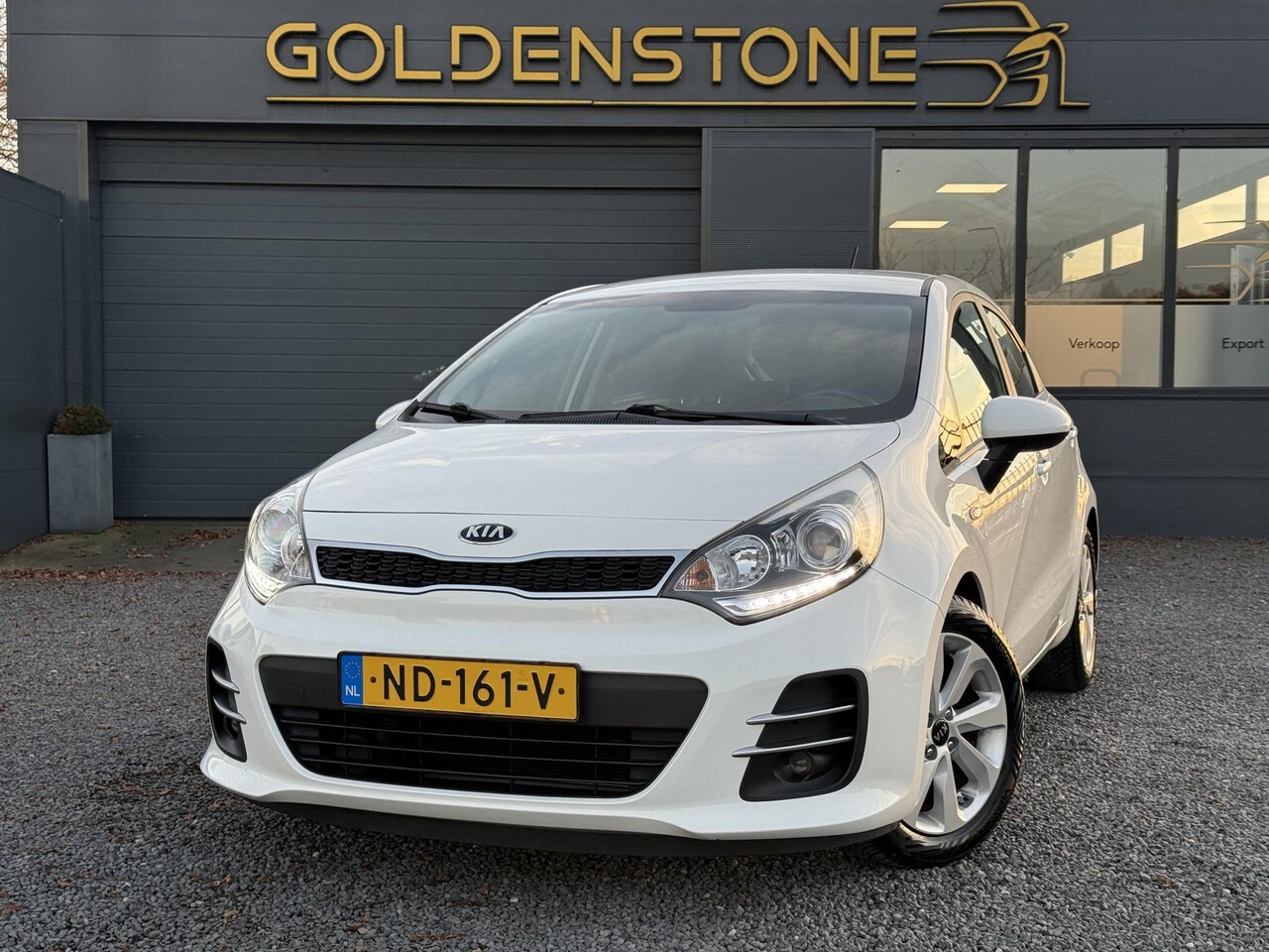 Kia Rio - 1.2 CVVT DynamicLine Navi,Camera,Clima,Cruise,Lm velgen,N.A.P,5 Deurs,Nieuwe Apk bij Aflev - AutoWereld.nl