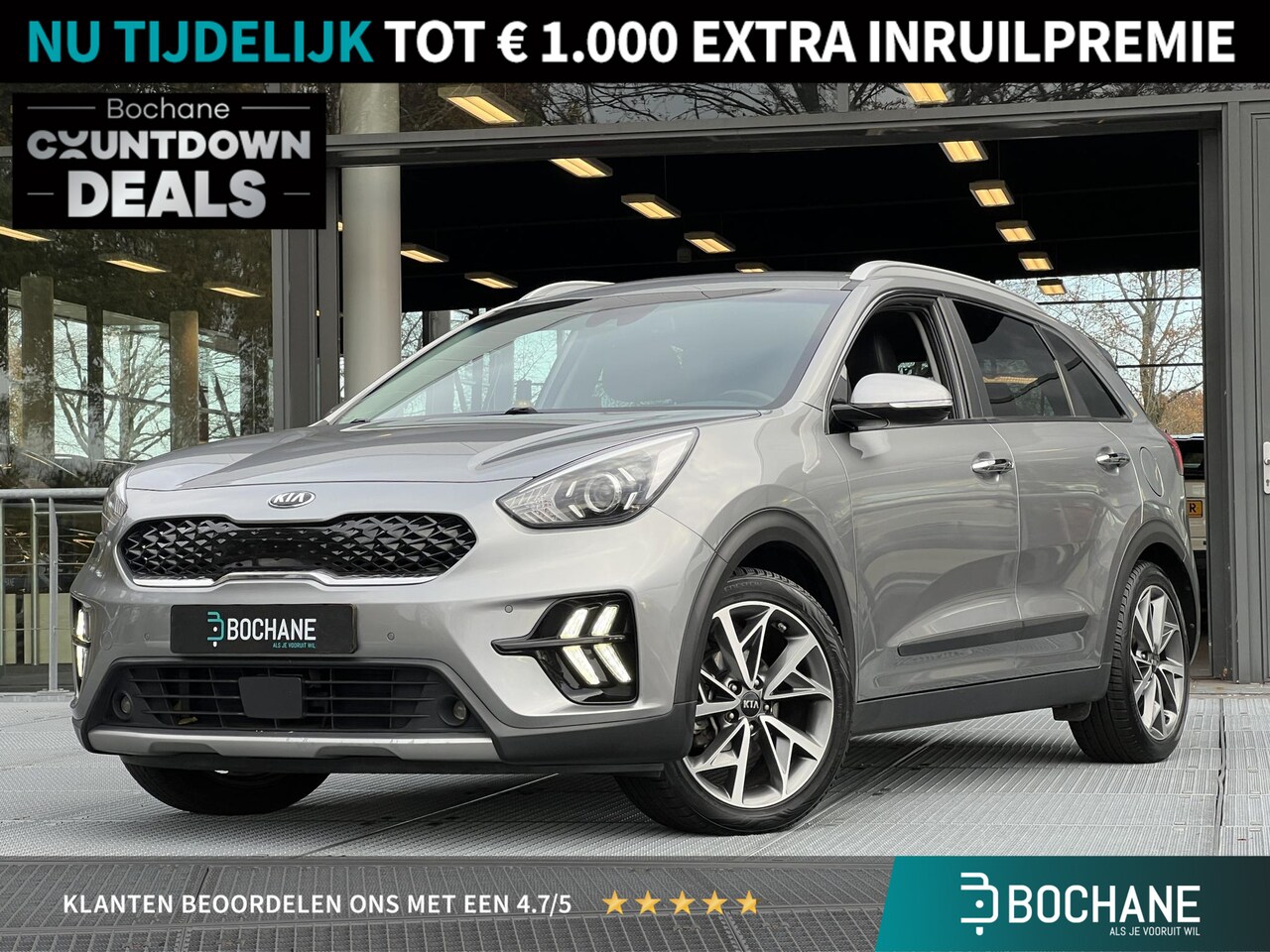 Kia Niro - 1.6 GDi Hybrid DynamicPlusLine | Trekhaak | BSM | Navigatie | Dealeronderhouden - AutoWereld.nl