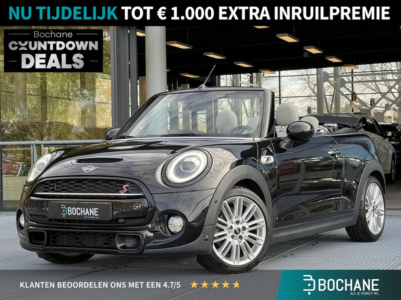MINI Cabrio - Mini 2.0 Cooper S Chili Automaat 192PK | Harman/Kardon | Leder | Navigatie - AutoWereld.nl
