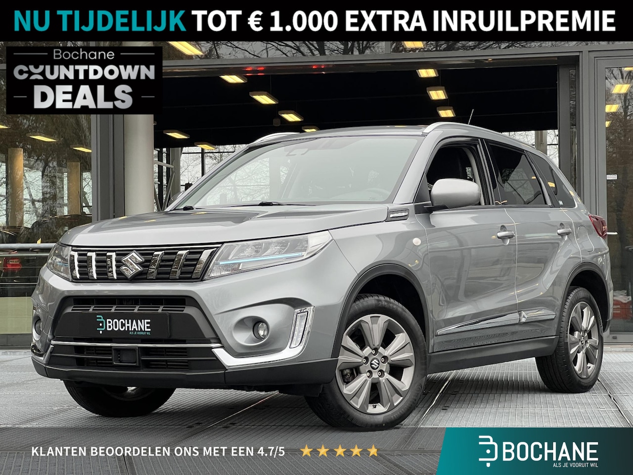 Suzuki Vitara - 1.4 Boosterjet Select Smart Hybrid | Navigatie | Adaptieve Cruise Control | BSM | Dealeron - AutoWereld.nl
