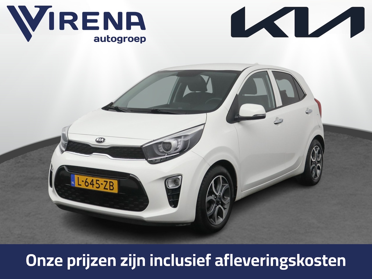 Kia Picanto - 1.0 DPi DynamicPlusLine - Climate Control - Navigatie- Cruise Control - Keyless Entry - Ap - AutoWereld.nl