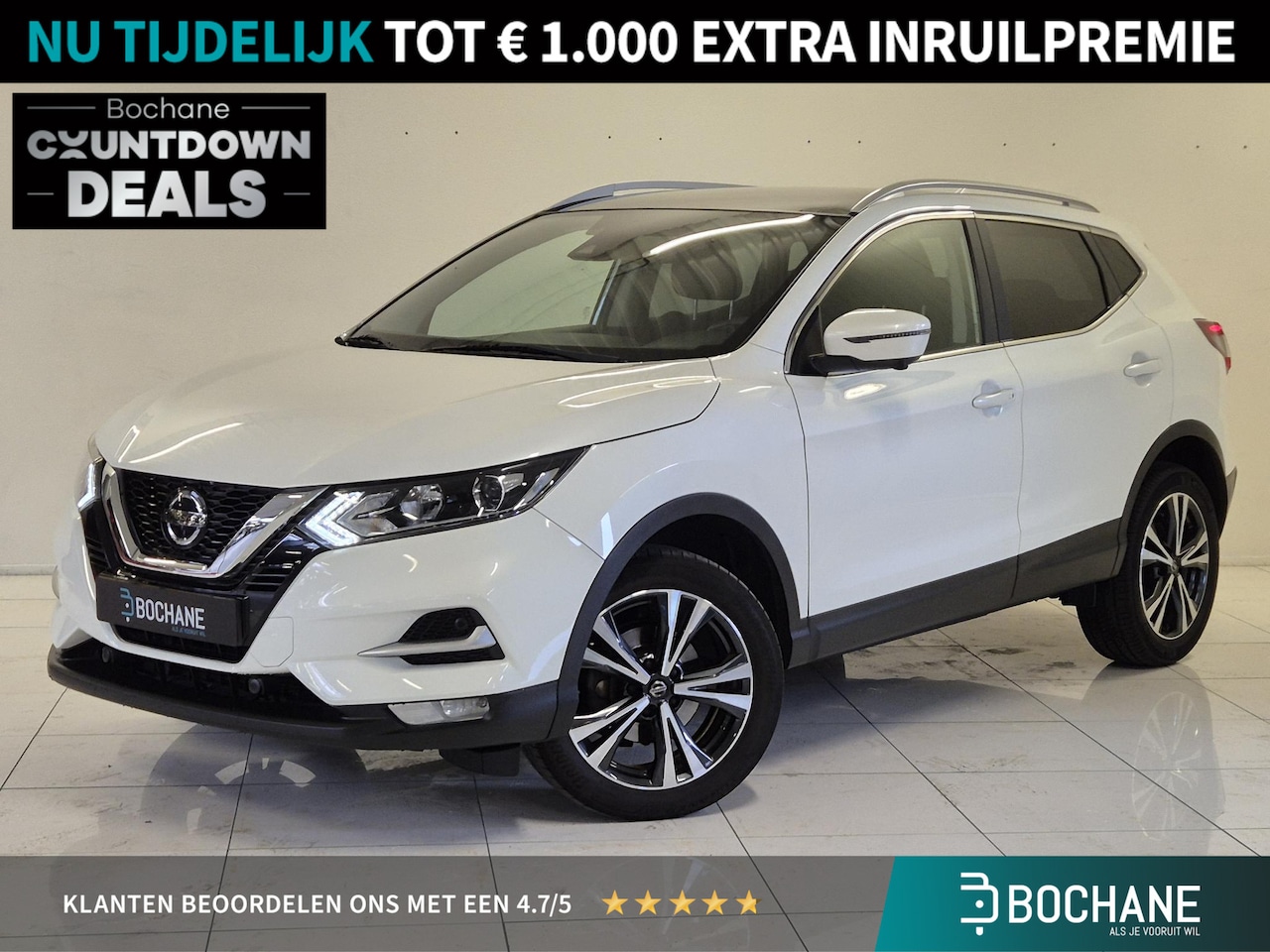 Nissan Qashqai - 1.3 DIG-T N-Connecta | Panoramadak | 360º Camera | Apple Carplay & Android Auto | - AutoWereld.nl