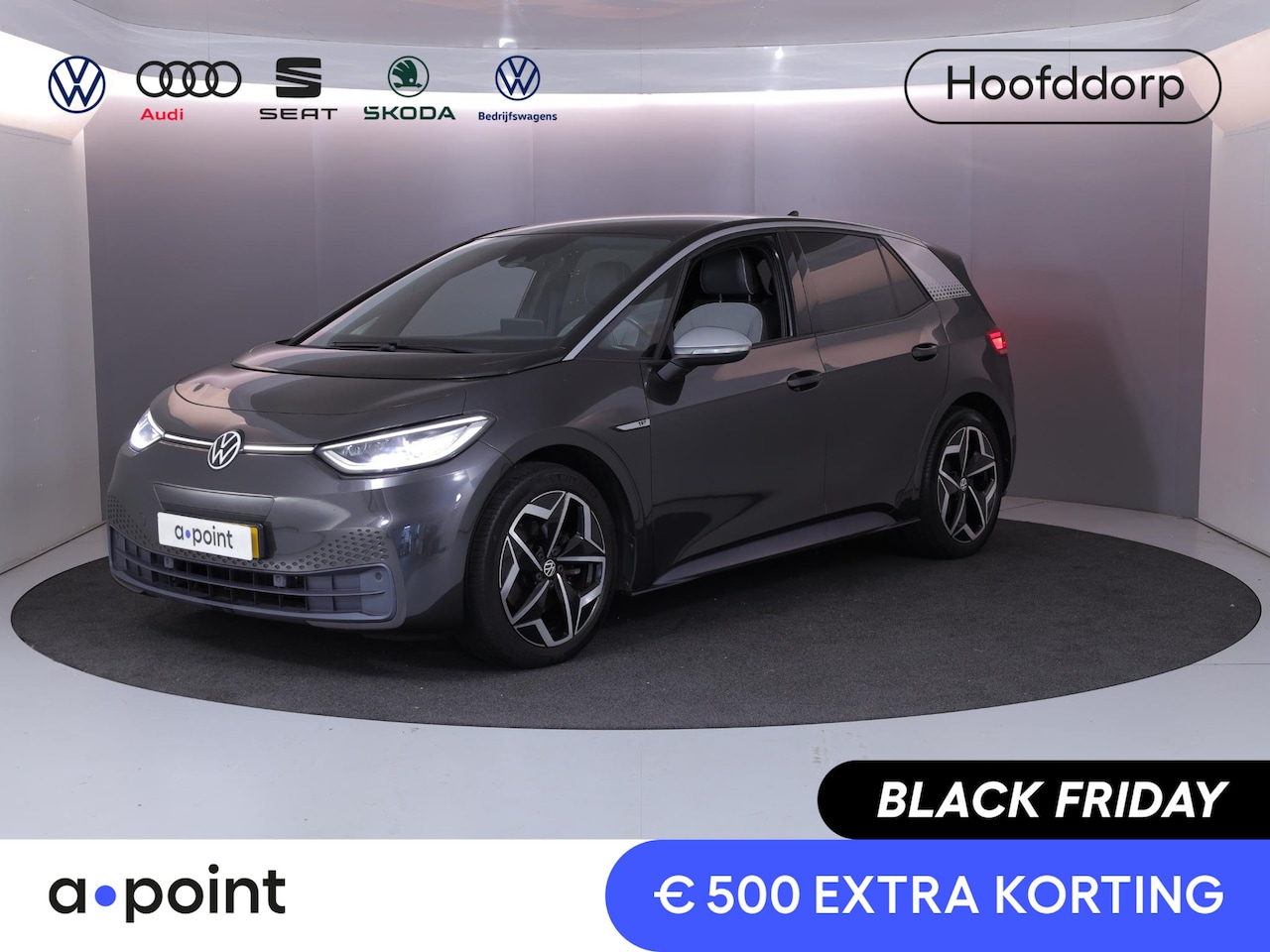 Volkswagen ID.3 - First Plus 58 kWh 204pk|19'LM-velgen| Matrix LED| verwarmde voorstoelen| SOH - AutoWereld.nl