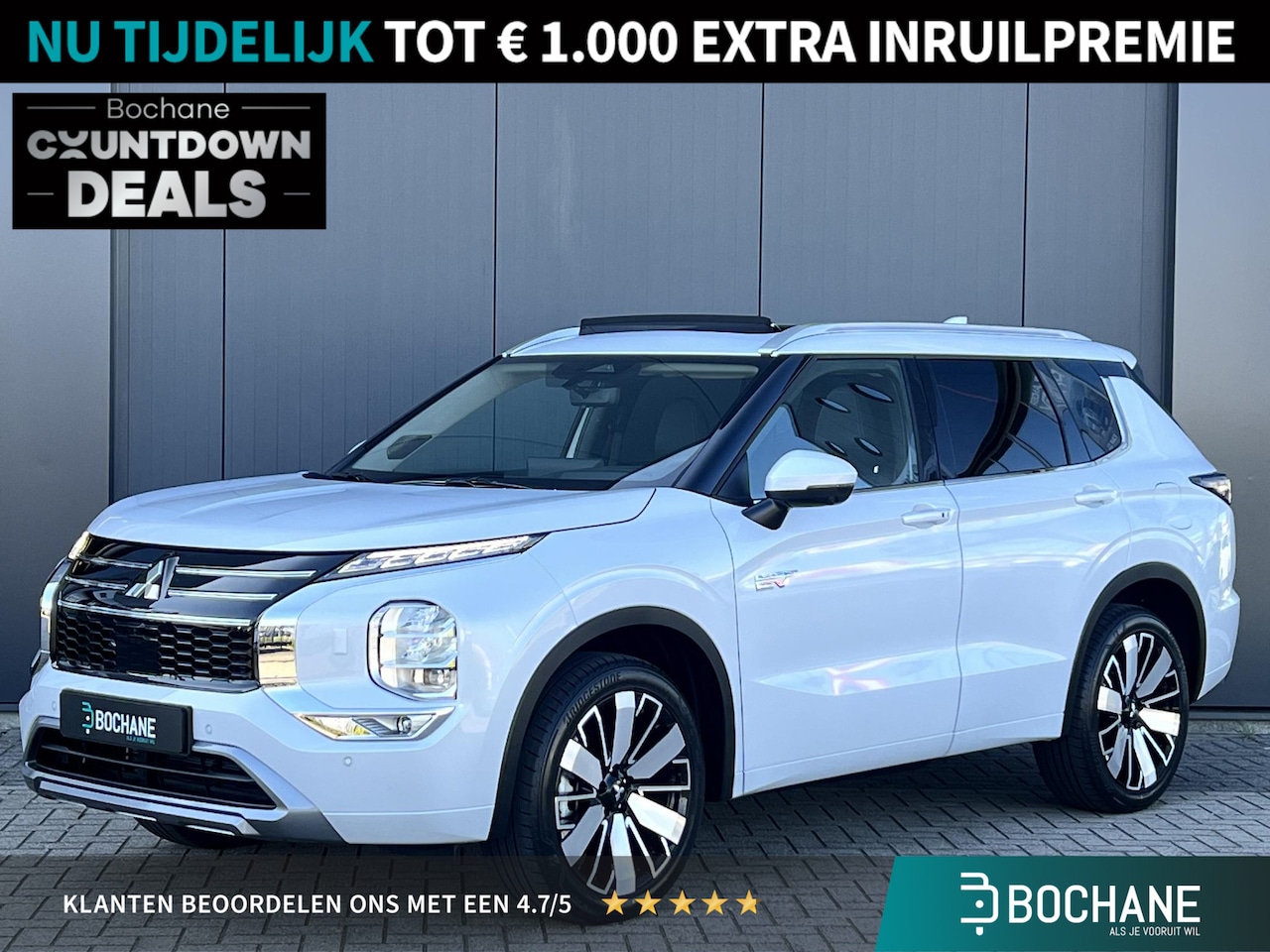 Mitsubishi Outlander - 2.4 PHEV Instyle | 360º Camera | Open dak | Elektrich bedienbare achterklep | Yamaha® Audi - AutoWereld.nl