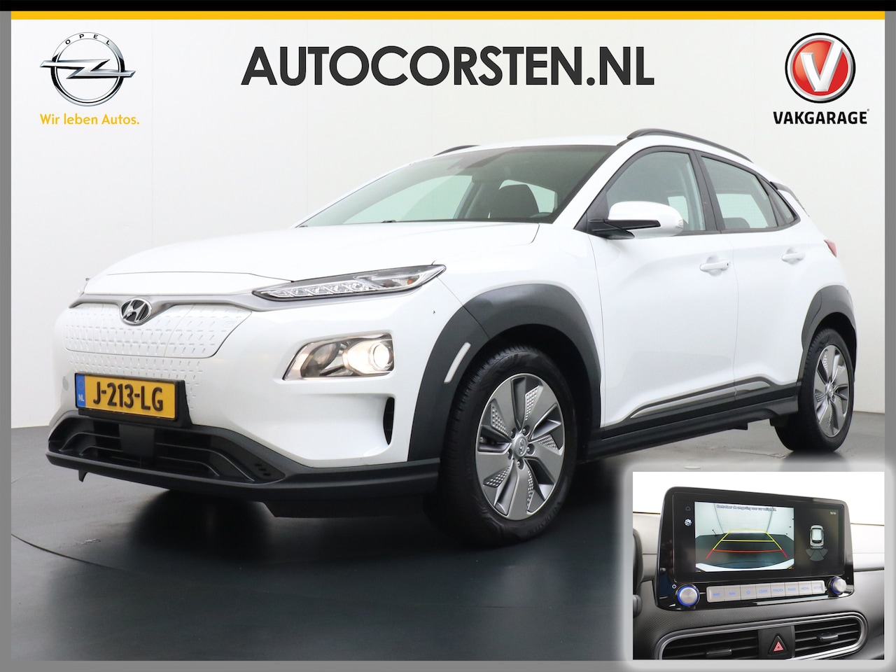 Hyundai Kona Electric - EV 64kWh 204pk W-pomp Navi Ecc Camera Adaptieve Cruise Control Pdc DAB Apple Carplay Andro - AutoWereld.nl