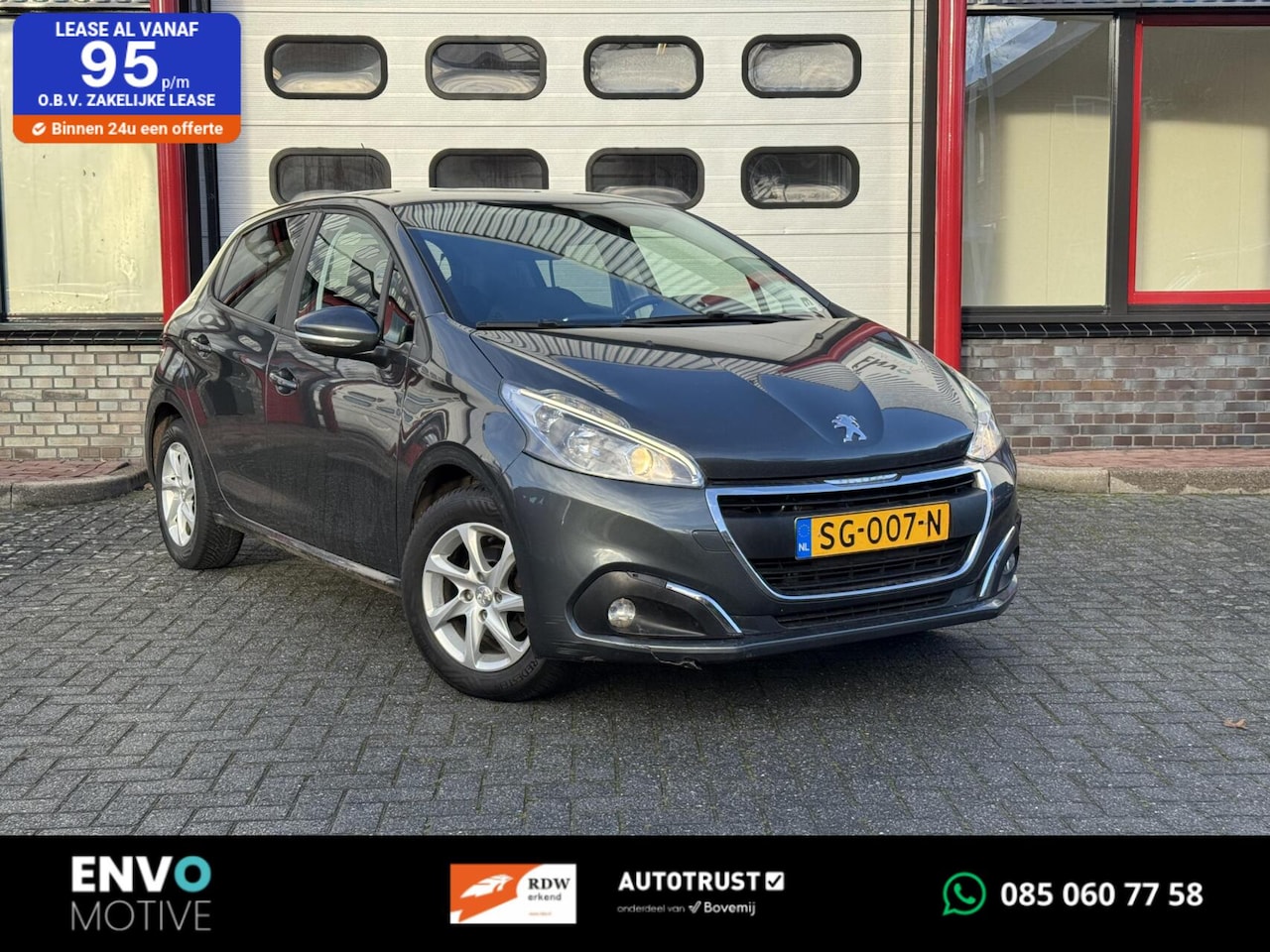 Peugeot 208 - 1.2 PureTech Active 1.2 PureTech Active, Airco,Distr. riem vv,nw APK - AutoWereld.nl