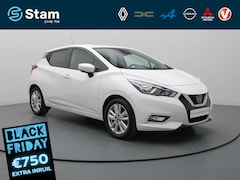 Nissan Micra - 100pk IG-T N-Connecta Airco | Camera | Cruise | Navi | Parkeersens. achter